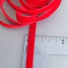 Лента бархатная (лента для рукоделия / тесьма) 10 мм Цвет красный №2333.1