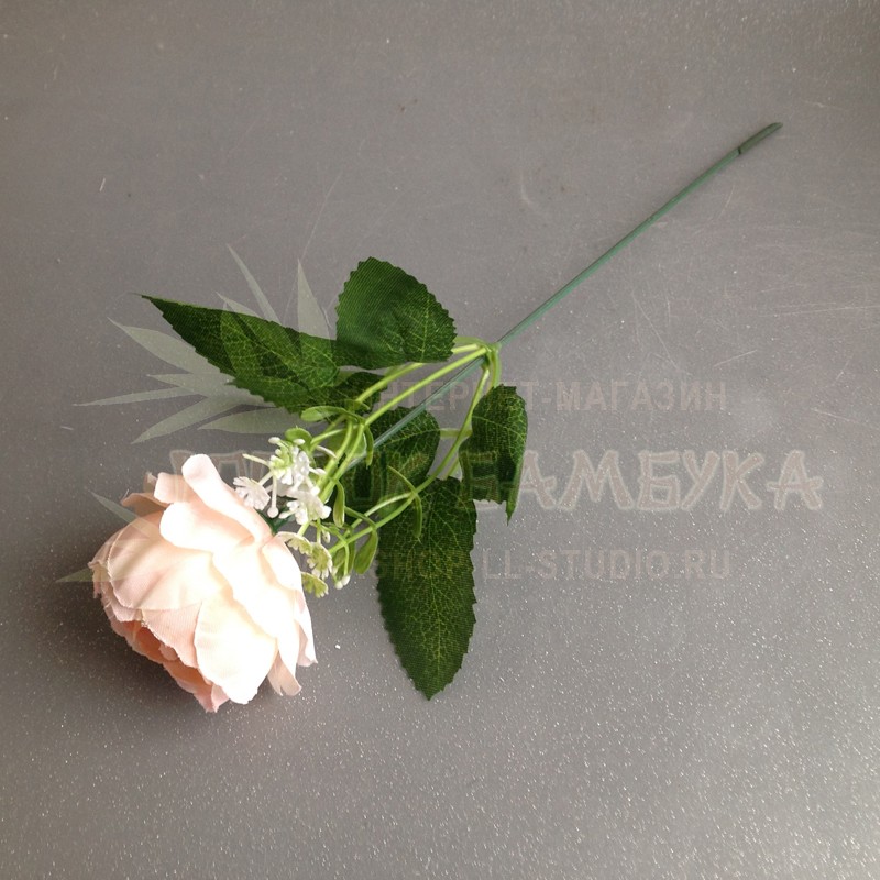 Роза пионовидная 26 см Персиковый №2175.1