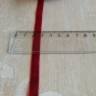 Лента бархатная (лента для рукоделия / тесьма) 10 мм Цвет Бордо пыльный №2333.5