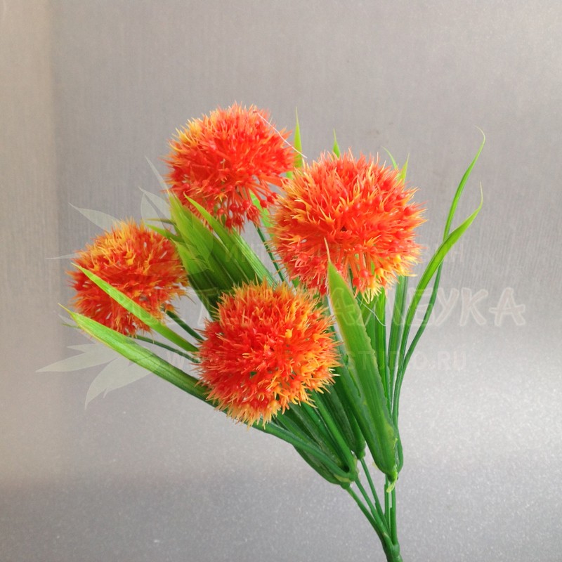 Цветок лука в букете Оранжевый №2164.4
