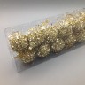 Шар 2,5см пушистый Золото №6730.1
