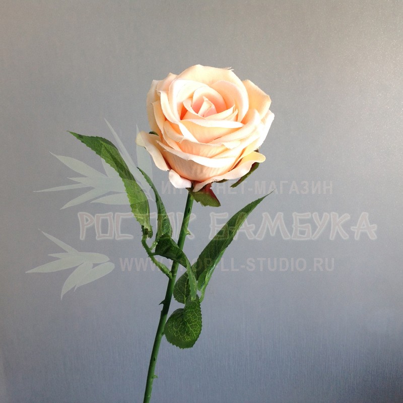 Роза 49 см Персиковый №2273.2
