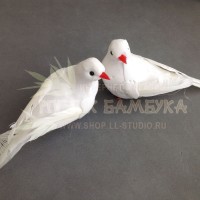 Голубь 14х5х7см Белый №6268