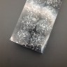Шар 2,5см пушистый Серебро №6730.2
