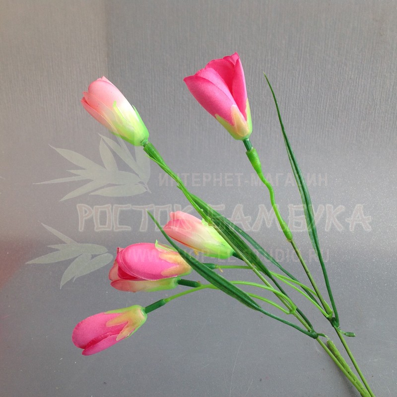 Первоцветы в букете 26 см Розовый/нежно-розовый №6291.6