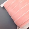 Лента бархатная (лента для рукоделия / тесьма) 15 мм Цвет персиковый №2521.3
