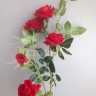 Роза кустовая (ветка 85 см) Красный №6802.4