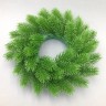 Новогодний венок из искусственной ели 25 см Зеленый №1192