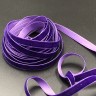 Лента бархатная (лента для рукоделия / тесьма) 10 мм Цвет фиолетовый №2333.15