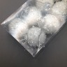 Шар 2,5см пушистый Белый №6730.3