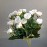 Роза спрей (букет 28 см (5 веток)) Белый №2274.1
