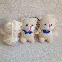 Мишка 7,5см Бежевый №4873