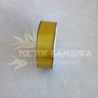 Лента 25 мм атласная Золотисто-горчичный  №4558 .25