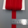 Лента бархатная (лента для рукоделия / тесьма) 20 мм Цвет красный №2348.12