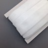 Лента бархатная (лента для рукоделия / тесьма) 20 мм Цвет белый №2348.13