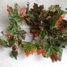 Кленовый лист лиана 2,65м (30 пар листьев) Зеленый/оранжево-красный №5034.2
