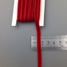 Лента бархатная (лента для рукоделия / тесьма) 7 мм Цвет темно-красный №2347.13